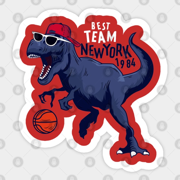 Best Team New York Sticker by Mako Design 